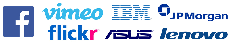 Logos con color Azul - Psicología del Color