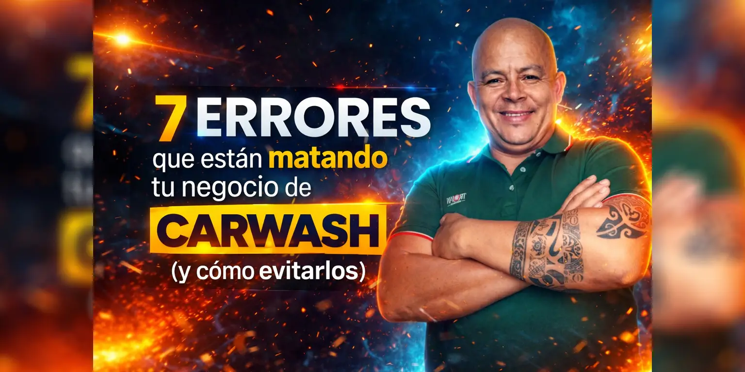 7 errores que están matando tu negocio de carwash (y cómo evitarlos)