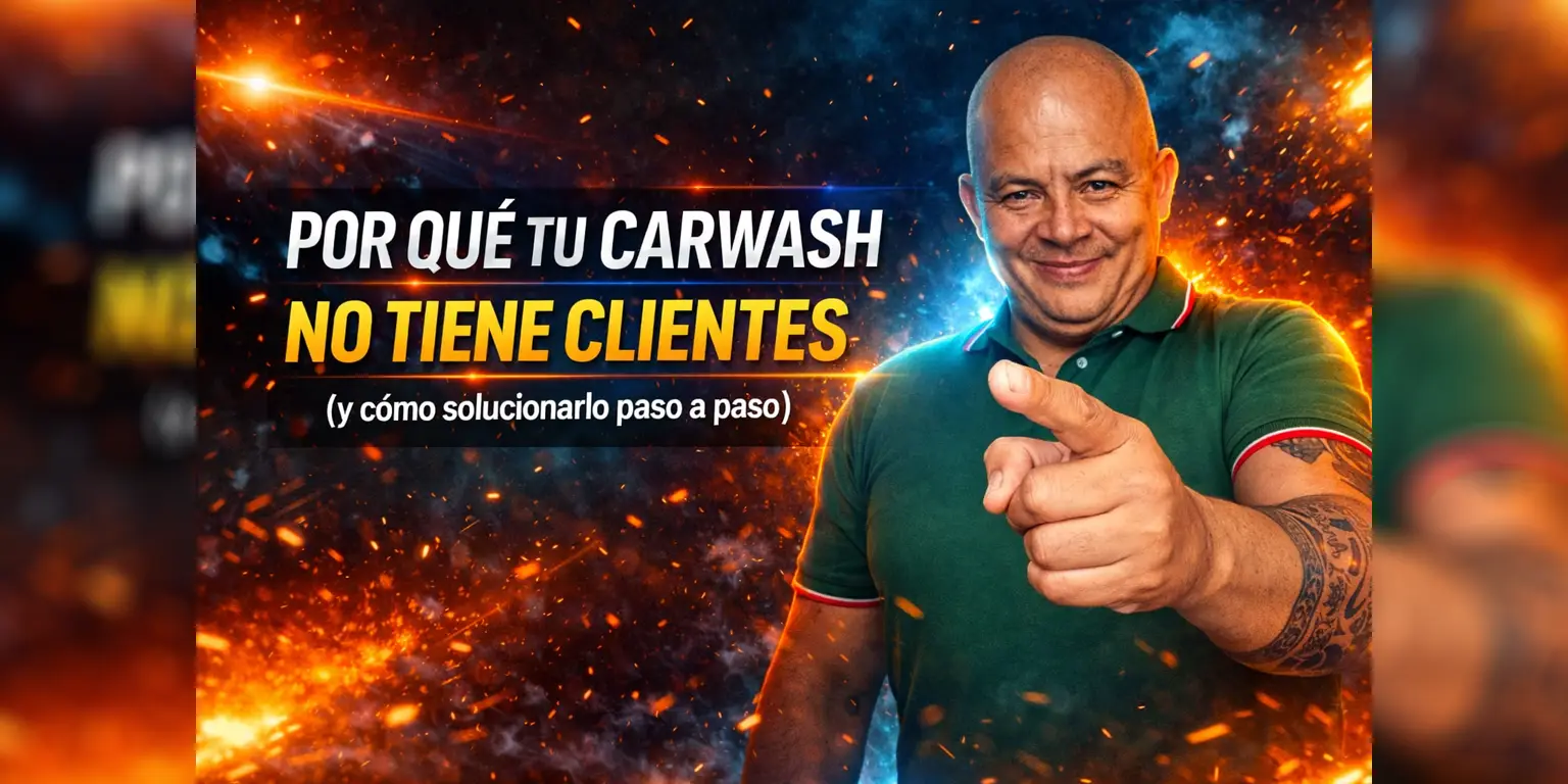 Por qué tu carwash no tiene clientes (y cómo solucionarlo paso a paso)